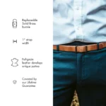 1" Handcrafted Conway Belt - Natural - Image 4