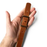 1" Handcrafted Conway Belt - English Tan - Image 3
