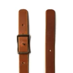 1" Handcrafted Conway Belt - English Tan - Image 2