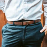 1" Handcrafted Conway Belt - Heritage Brown - Image 5