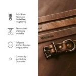 Leather Dog Collar - Natural - Image 5