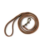 Leather Dog Leash - Black - Image 3