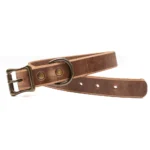 Leather Dog Collar - Natural - Image 4