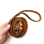 Leather Dog Leash - Haritage Brown - Image 3