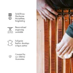 Leather Dog Collar - English Tan