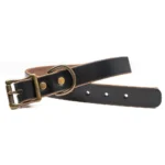 Leather Dog Collar - Black - Image 4
