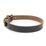 Leather Dog Collar - Black - Image 2