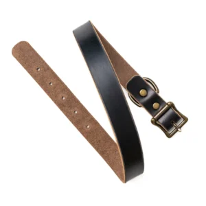 Leather Dog Collar - Black