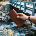Leather Clutch in English Tan - Image 4