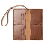 Leather Clutch in Natural - Image 2