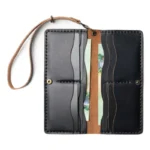 Leather Clutch in Black - Image 3