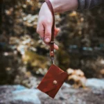 Women Leather Envelope Pouch - English Tan - Image 3