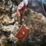 Women Leather Envelope Pouch - Natural - Image 2