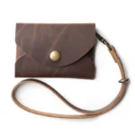 Women Leather Envelope Pouch - Heritage Brown