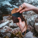 Women Leather Envelope Pouch - Heritage Brown - Image 3