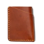 Leather Front Pocket Wallet - English Tan
