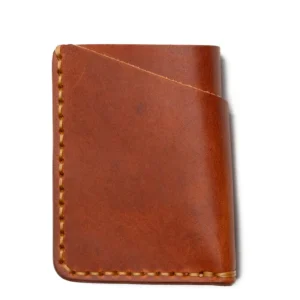 Leather Front Pocket Wallet - English Tan