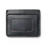Leather ID Wallet - Black - Image 3