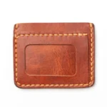 Leather ID Wallet - English Tan - Image 3