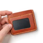 Leather ID Wallet - English Tan - Image 5