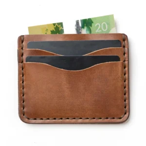 Leather ID Wallet - Natural