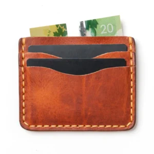 Leather ID Wallet - English Tan