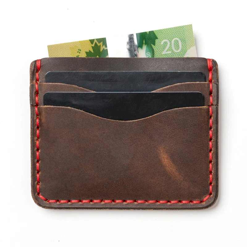 leather-long-wallet-heritage-brown-dedo-leather (193) Leather ID Wallet - Heritage Brown - Image 1
