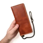 Leather Long Wallet - English Tan - Image 4