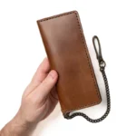 Leather Long Wallet - Natural - Image 4