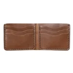 Traditional Bifold Leather Wallet - Natural - Image 3