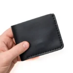 Traditional Bifold Leather Wallet - Black - Image 3