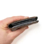Traditional Bifold Leather Wallet - Black - Image 5