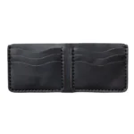 Traditional Bifold Leather Wallet - Black - Image 6