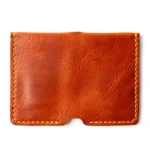 Leather Vertical Wallet - English Tan - Image 5
