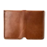 Leather Vertical Wallet - Natural - Image 5
