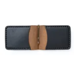 Leather Money Clip Wallet - Black - Image 4