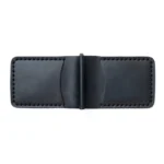 Leather Money Clip Wallet - Black - Image 5