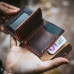 Leather Biker Wallet - Heritage Brown - Image 2