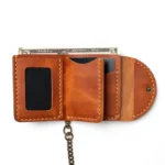 Leather Biker Wallet - English Tan - Image 2