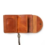 Leather Biker Wallet - English Tan - Image 4