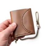Leather Biker Wallet - Natural - Image 3