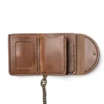 Leather Biker Wallet - Natural - Image 4