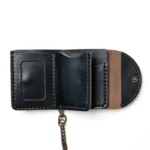 Leather Biker Wallet - Black - Image 4