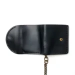 Leather Biker Wallet - Black - Image 5