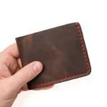 Traditional Bifold Leather Wallet - Heritage Brown - Image 2
