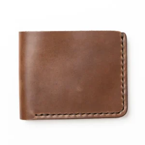 Traditional Bifold Leather Wallet - Natural