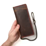 Leather Long Wallet - Heritage Brown - Image 4