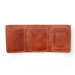 Leather Trifold Wallet - English Tan - Image 7