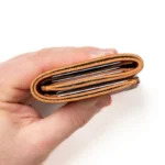 Leather Trifold Wallet - English Tan - Image 8