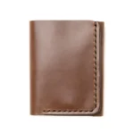 Leather Trifold Wallet - Natural